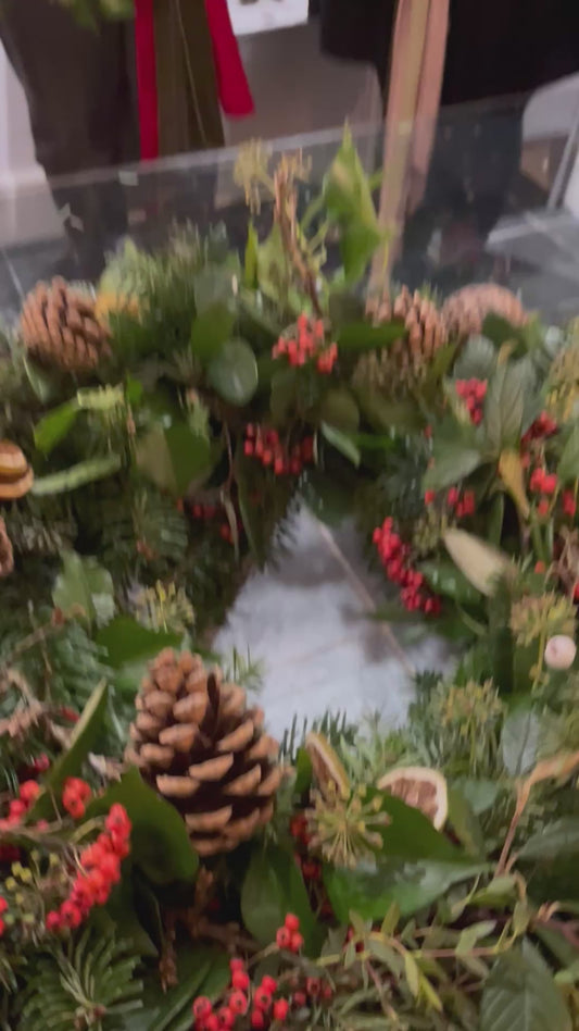 Christmas Wreath Workshop, 02.12.26, The Glyn Clydach Hotel, 6pm - 8:30pm